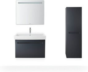 Duravit Waschtischunterschrank No. 1 in Grau, Wandmontage, B/T/H: 74 x 42,6 x 47,8 cm - Bild 1