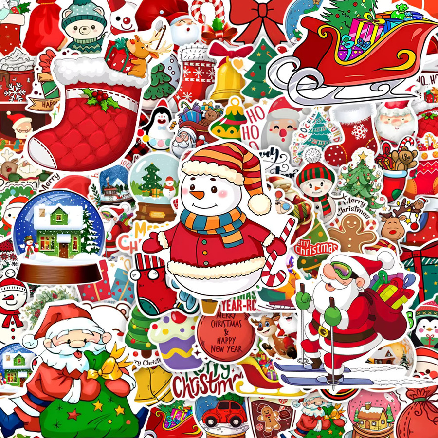 Charile Weihnachten Cartoon Graffiti Aufkleber, multicolor, 10-teiliges Set - Bild 2