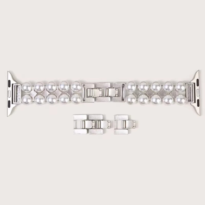 FancyWrist Armband für Apple Watch, Perle, Diamant, Silber, Damen - Bild 6