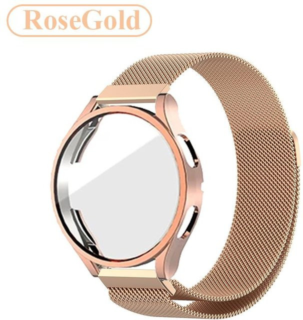 Uhrenarmband Samsung Galaxy Watch, Milanese, Roségold, Unisex - Bild 1