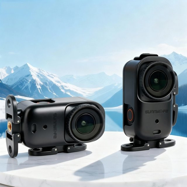 DJI Osmo Nano Kamera Zubehör Faltbarer Schutzrahmen in Schwarz für vertikale und horizontale Käfig-Halterung - Bild 1