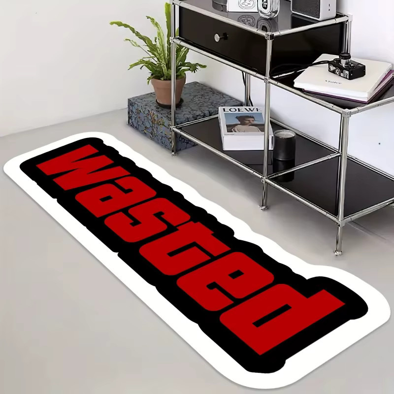 VIKAMA Cooler Seitenteppich für Schlafzimmer und Gaming-Zimmer, Mehrfarbig, B: 120 cm, H: 1 cm - Bild 5