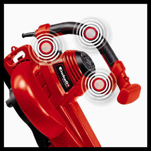 Einhell Elektro-Laubsauger Laubbläser und Laubhäcksler GC-EL 3000 E in Rot/Schwarz - Bild 2