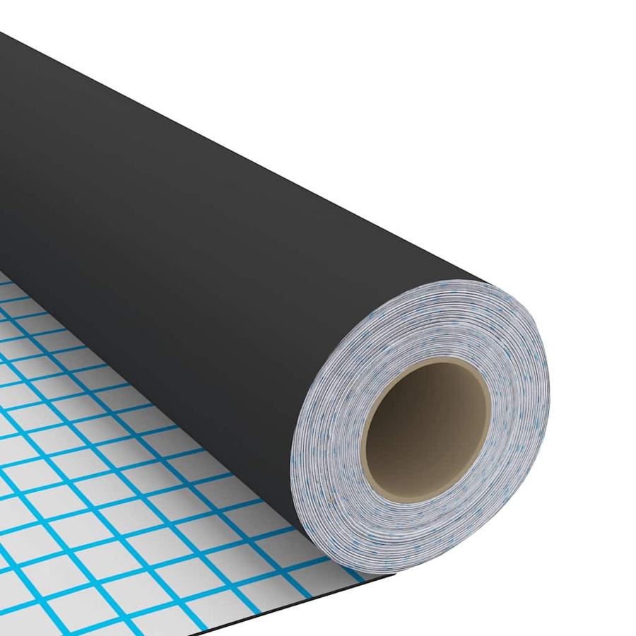 Vidaxl Selbstklebende Möbelfolie aus PVC in Schwarz, Breite: 500 cm, Höhe: 90 cm - Bild 2