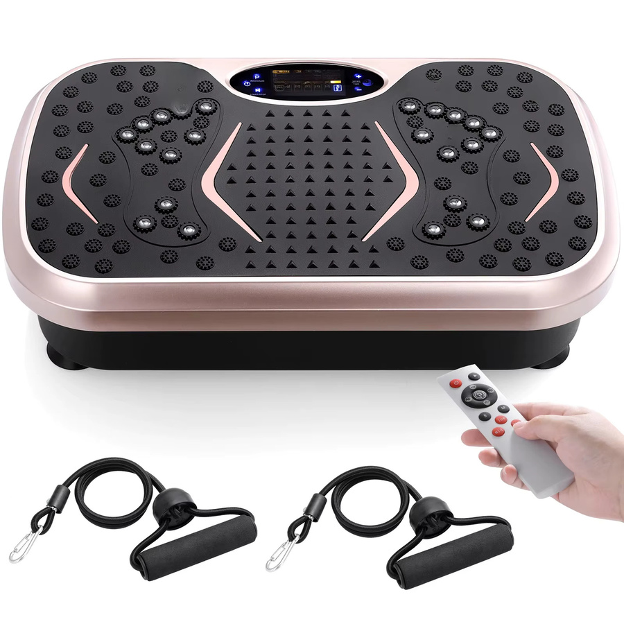 Homfa Vibrationsplatte in Blau für Ganzkörpertraining und Lymphdrainage - Bild 6