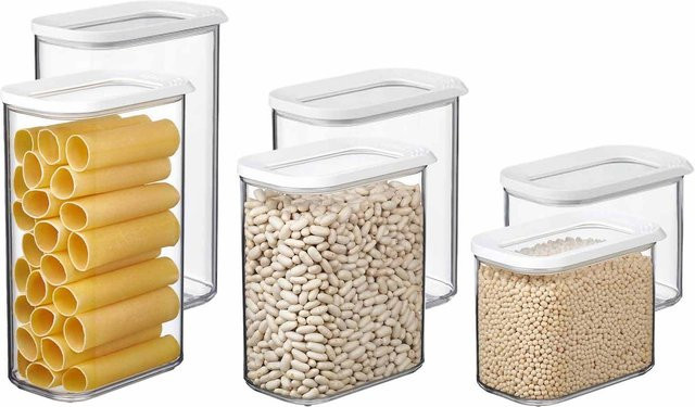 Mepal Modula Vorratsdosen 6er Set transparent luftdicht und auslaufsicher - Bild 1
