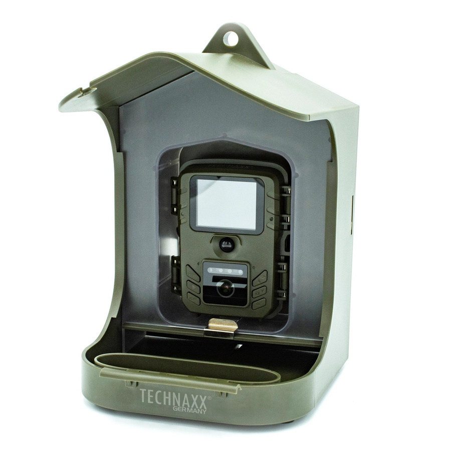 Technaxx Birdcam TX-165 FullHD Wildkamera mit Tonaufzeichnung und Klemmhalterung in Grün und Schwarz - Bild 2