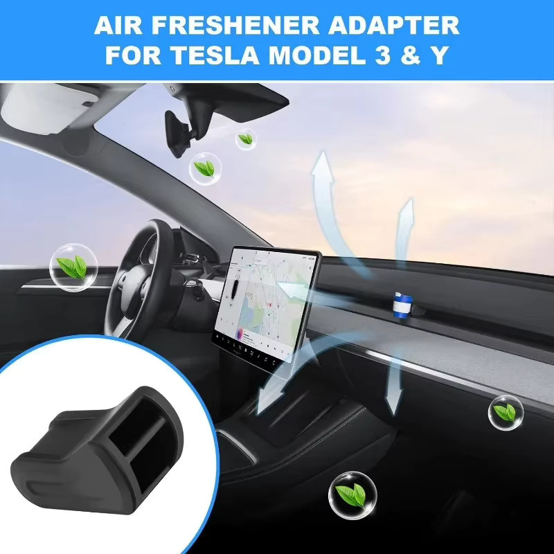 Beworth Aromatherapie Silikon-Duftclip für Tesla Model 3 Y Highland Juniper in Schwarz - Bild 4