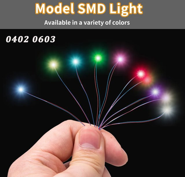 TERAYSUN Micro-LED Lichtmodell-Set, 5-teiliges Set, bunt/mehrfarbig - Bild 1