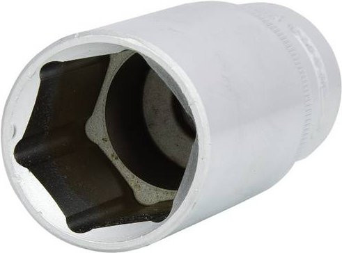 KS Tools 1/2" CLASSIC Sechskant-Stecknuss lang, 27 mm, Silber, Chrom Vanadium - Bild 1