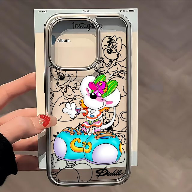 Mart121 Cartoon D-Diddls Handyhülle für iPhone 17 16 15 14 13 12 11 Pro Max X XR XS Max Plus in Transparent - Bild 1