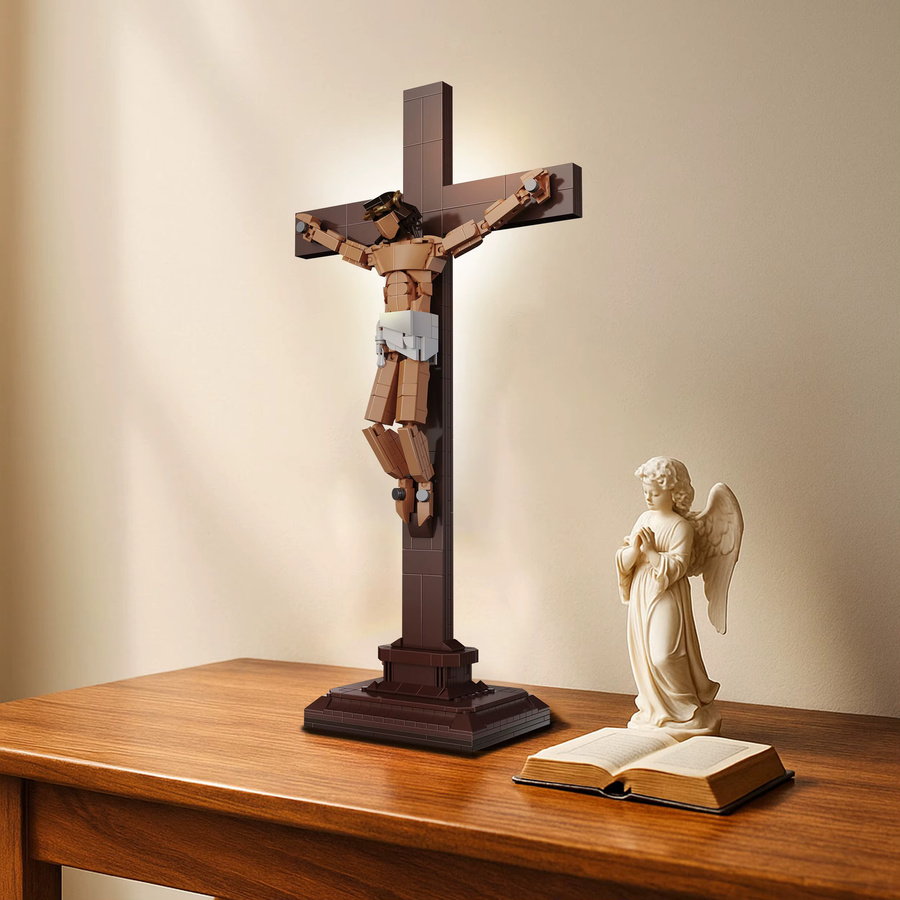 M MENBIS Gute Freitag Jesus, Bausteine Figuren Modell, 588 Teile - Bild 2