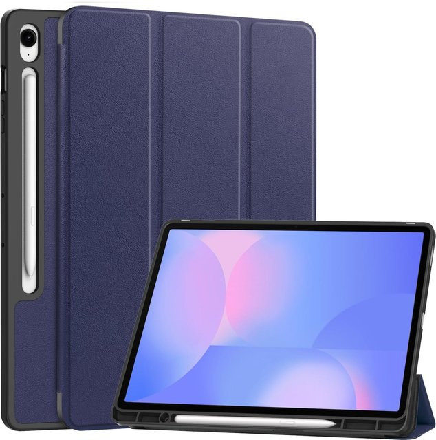 Samsung Galaxy Tab S10 FE Plus Smart Case Hülle mit Wake Up Funktion in Blau - Bild 1