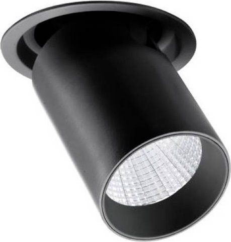Brumberg LED-Deckenstrahler 88764183DA Schwarz, rund, dimmbar und verstellbar - Bild 1