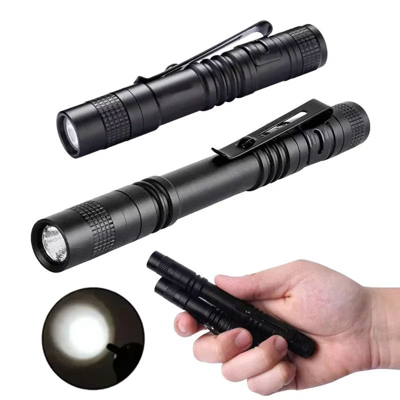 XIWANGFIRE Mini LED Taschenlampe Schwarz – Tragbare taktische Stiftleuchte für Camping, Angeln und Wandern - Bild 7