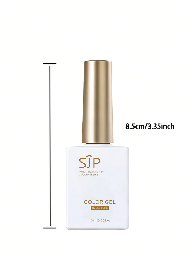 SJP Jelly Gel Nagellack, Kristallbraun, Glänzend - Bild 1