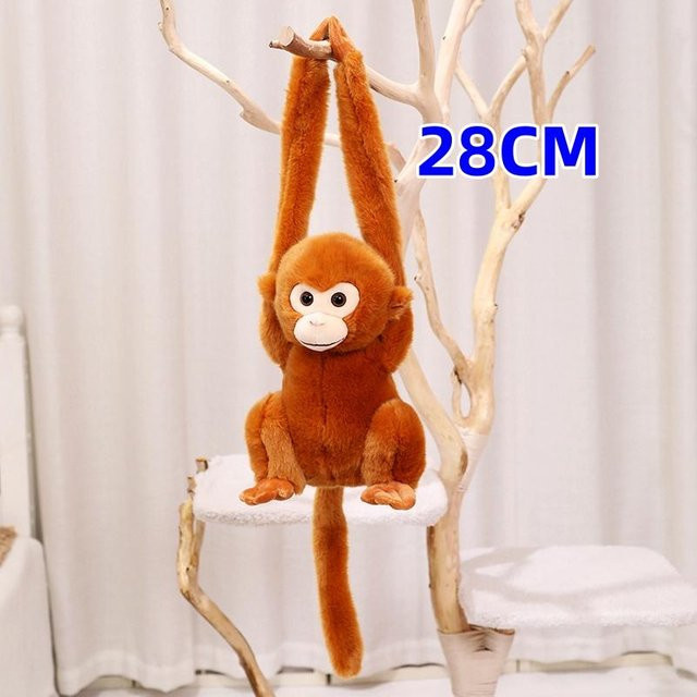 Yiran toy Dschungel Gorilla Plüschtier, Stoffpuppe, 23/28cm - Bild 1