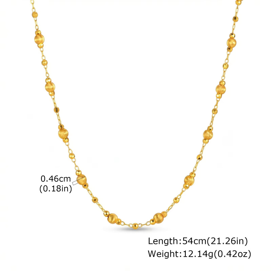Myfresty Halskette Edelstahl, Gold, Zirkonia, Damen - Bild 3