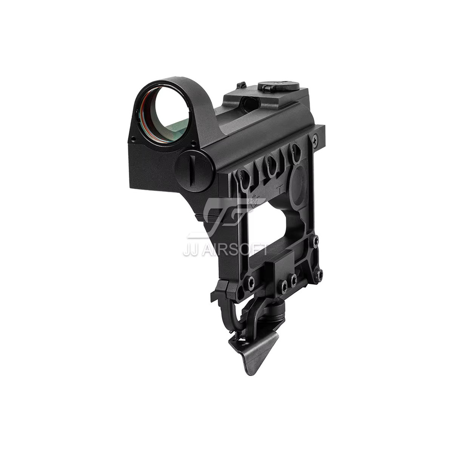 JJ Airsoft Kobra EKP-1S-03 Rotpunktvisier mit AK-Seitenmontage in Schwarz - Bild 2