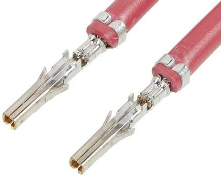 Molex Crimpkontakt mit Litze 2153402224 Bulk in Rot, Gold und Silber - Bild 1