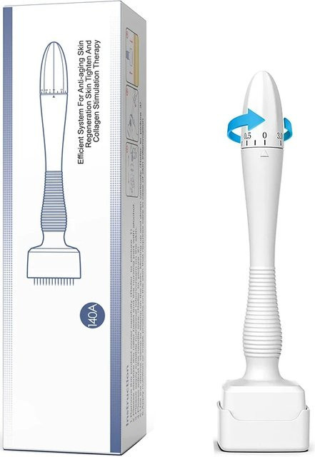 Buiti Microneedling-Hautpflege-Werkzeug, 140 Titan-Nadeln - Bild 1