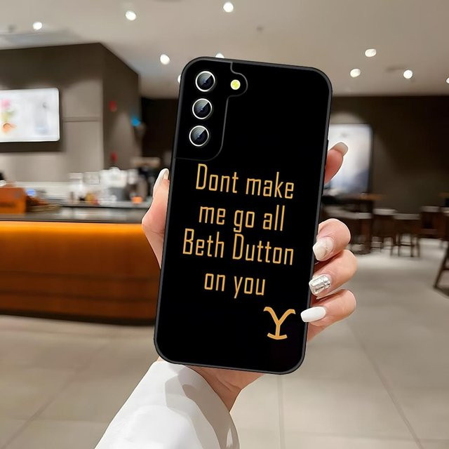 Handyhülle Yellowstone TV-Serie für Samsung Galaxy S25 S24 S23 S22 S21 S20 Ultra Plus FE A54 A34 A16 A53 in Schwarz - Bild 1