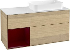 V&B Waschtischunterschrank Finion in Weiß, Breite: 120 cm, Tiefe: 50,1 cm, Höhe: 50,1 cm - Bild 1