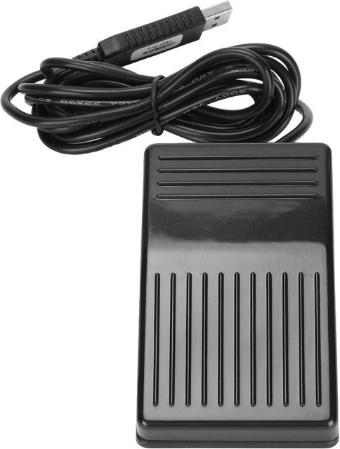Multifunktionales USB Fußschalterpedal von mfySpace in Schwarz mit hoher Empfindlichkeit und Kontrollleuchte - Bild 1
