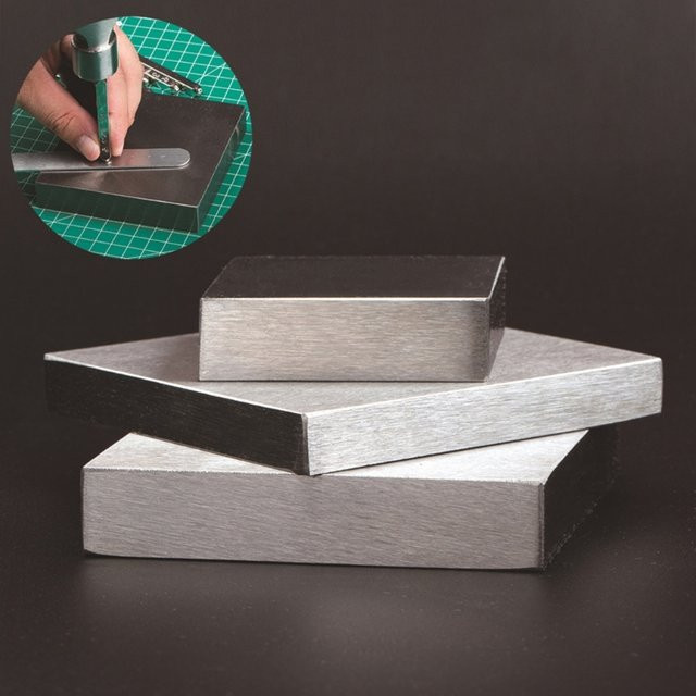 JAVRICK Metallstanzblock 55KA quadratischer Amboss für Schmuckhersteller und Schmuckpolierwerkzeug - Bild 1