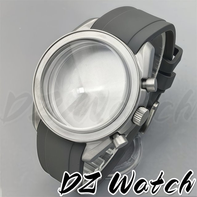 DZ Uhrengehäuse Titan, 40 mm, blau, grün, schwarz, silberfarben, Unisex - Bild 1