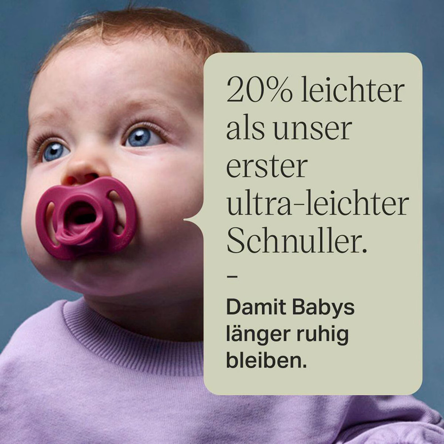 Tommee Tippee 2er-Pack Ultra Light Schnuller aus Silikon für 6-18 Monate, Mehrfarbig - Bild 2