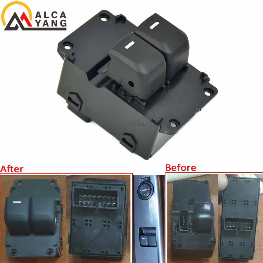 Malcayang Elektrischer Fensterheberschalter Schwarz für Kia K2 Rio 3, Teilenummer 93570-4x000 - Bild 4