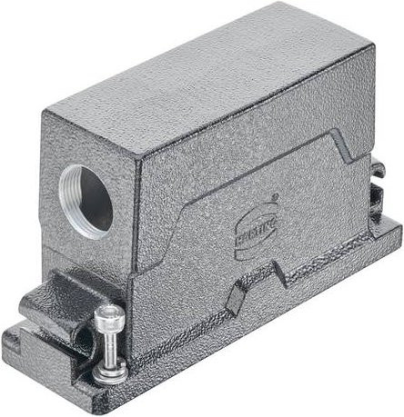 HARTING Tüllengehäuse aus Edelstahl in Grau, Artikelnummer 19 40 524 0521 19405240521 - Bild 1