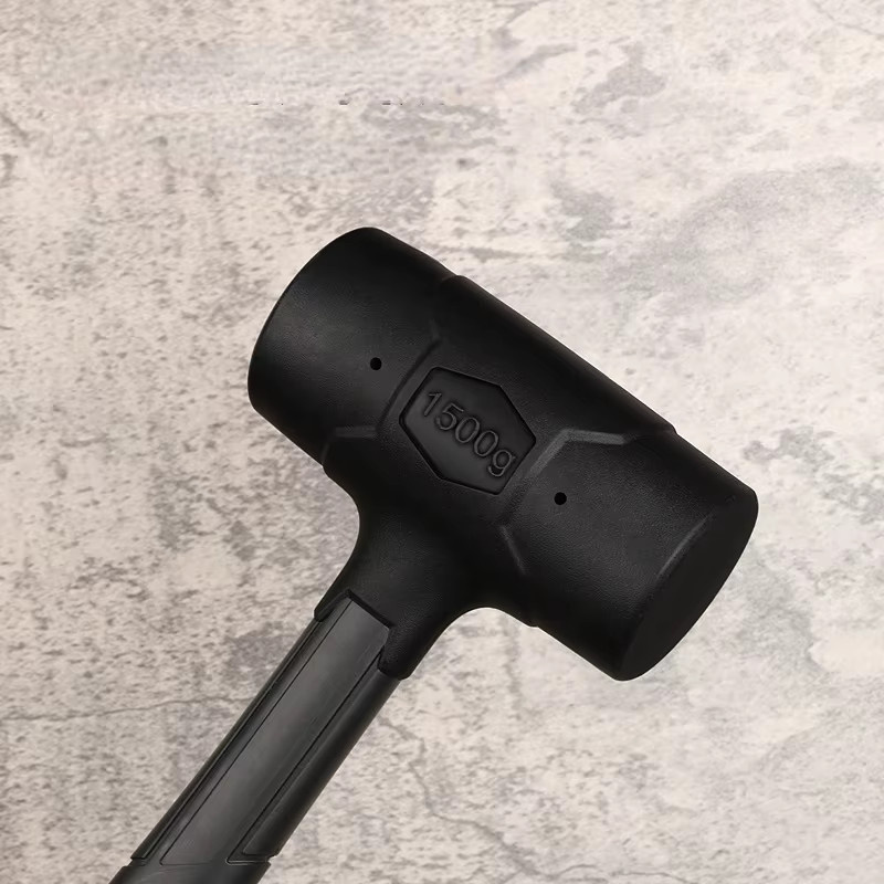 Deli Professioneller stoßfester Gummihammer mit PP-Kopf und TPR-Griff als multifunktionales Hardware-Werkzeug - Bild 2