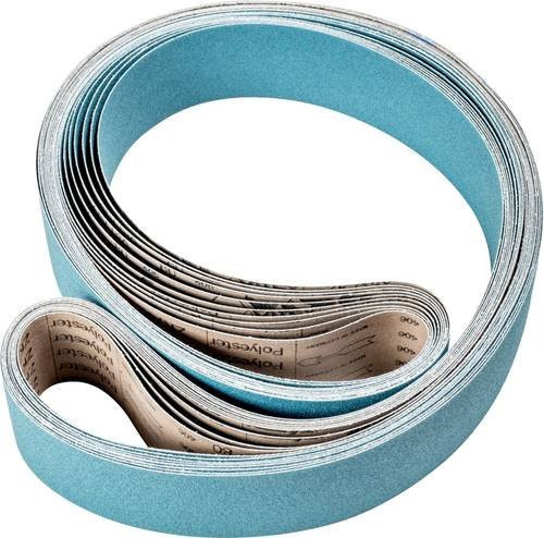 PFERD Zirkon Schleifband für Bandschleifer, Körnung 80, Breite: 75 mm, Länge: 2500 mm, 10 Stück - Bild 1