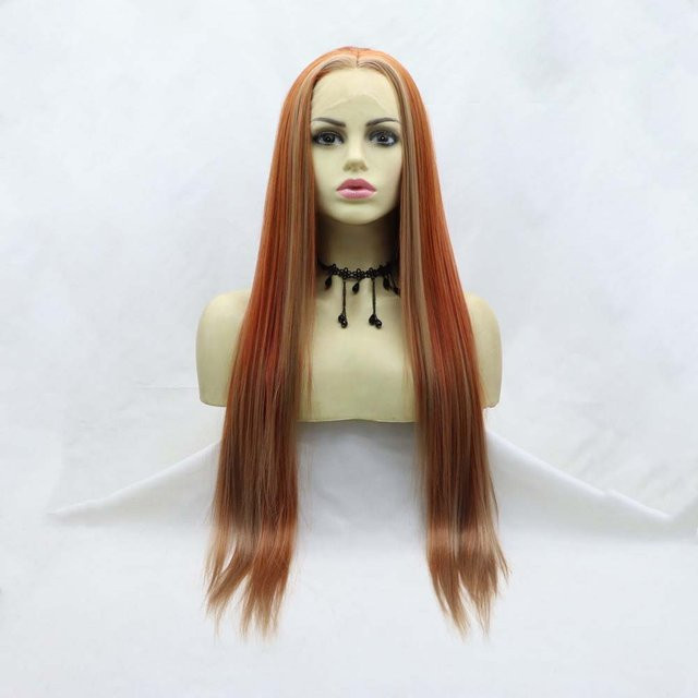 Sylvia Wigs Lace-Front-Perücke Ingwer-Orange, Damen - Bild 1