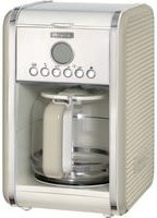 Ariete Filterkaffeemaschine im amerikanischen Vintage-Stil in Creme und Weiß - Bild 1