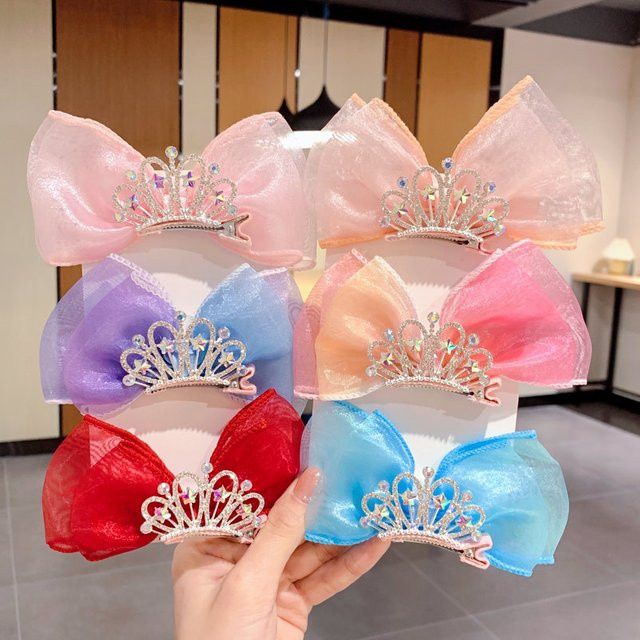 Haarspange Kinder, Regenbogen, Bowknot, Haar Clips - Bild 1