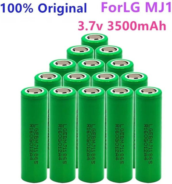 LG MJ1 18650 Lithium-Akku 3,7V 3500mAh für Taschenlampen - Bild 1