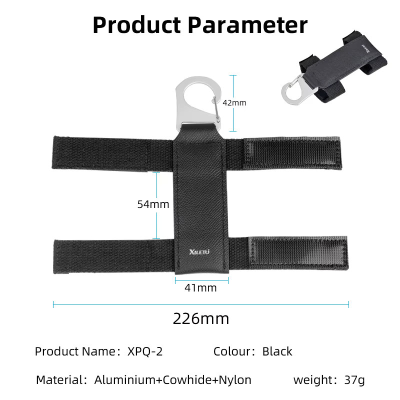 XILETU Kamera-Schnellverschluss-Karabiner Rucksack-Clip-Set für Sony, DSLR und Action-Kameras mit abnehmbarer Schnalle - Bild 3