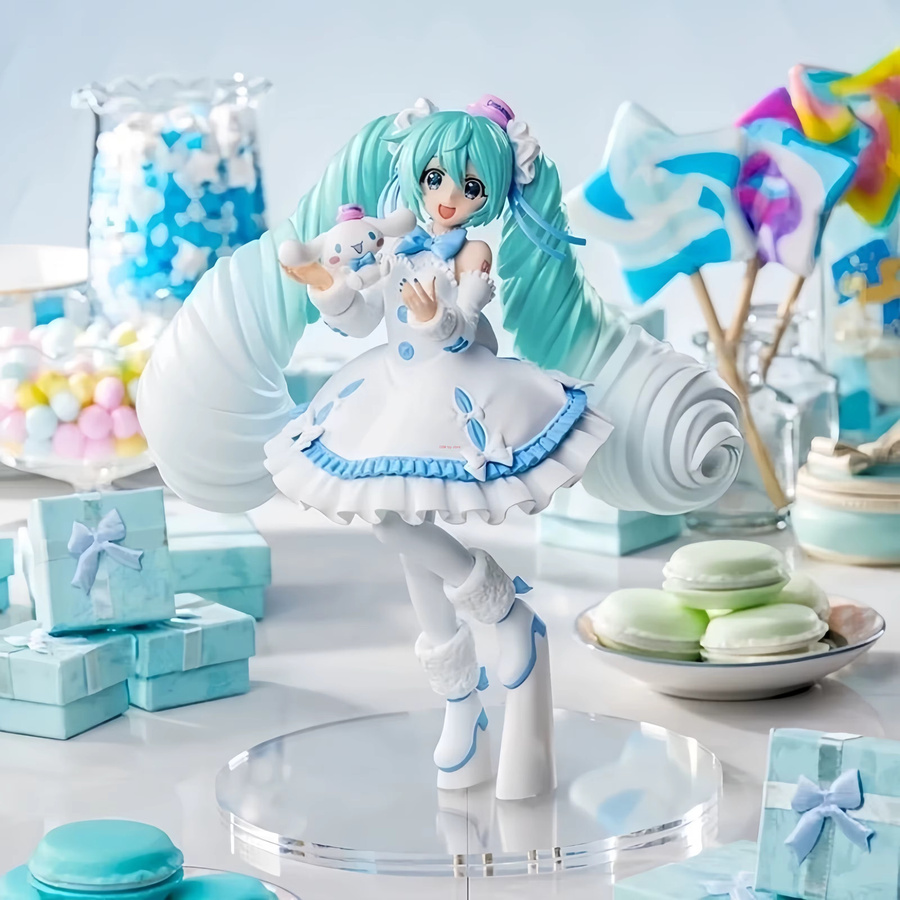 Sega Hatsune Miku Cinnamoroll Actionfigur, Kunststoff, Blau - Bild 2