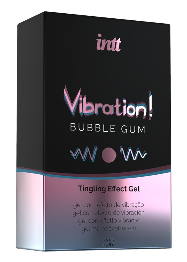 intt Stimulationsgel Vibration! Bubble Gum, Unisex - Bild 3