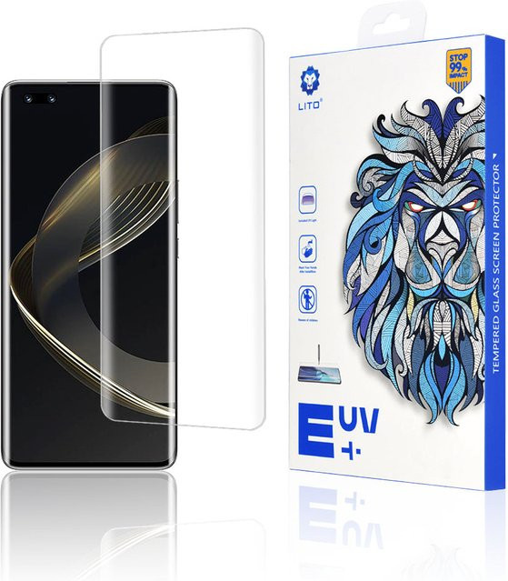 Lito Displayschutzfolie aus gehärtetem Glas mit UV-Kleber und 3D-Schutz für Huawei nova 11 Pro, transparent - Bild 1
