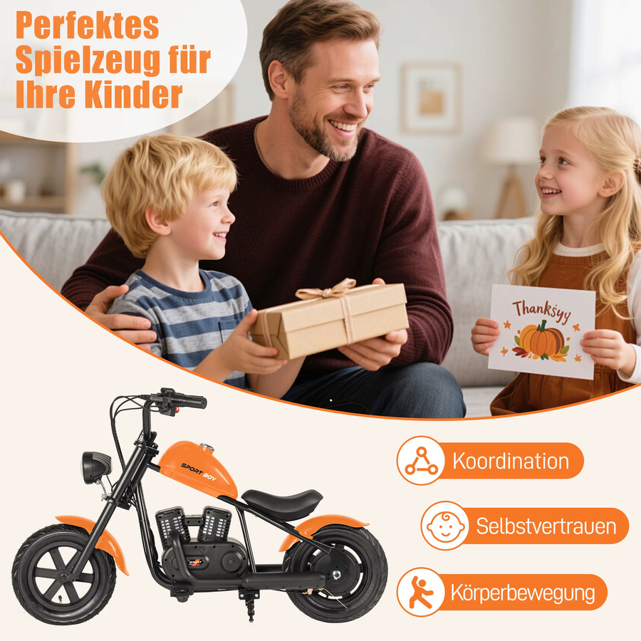 Sinaopus Elektro-Motorrad, Kinder Dirt Bike, ab 4 Jahren - Bild 3