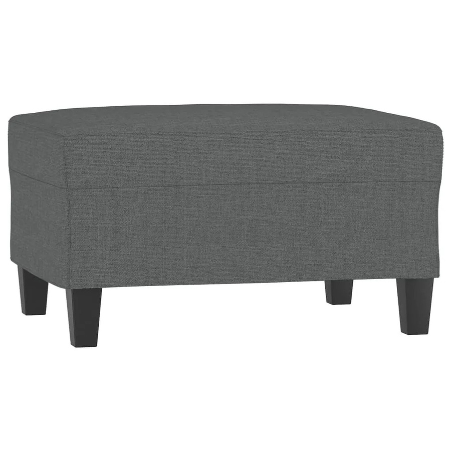 vidaXL Fußhocker Dunkelgrau mit Stoffbezug B/T/H: 70 x 55 x 41 cm - Bild 2