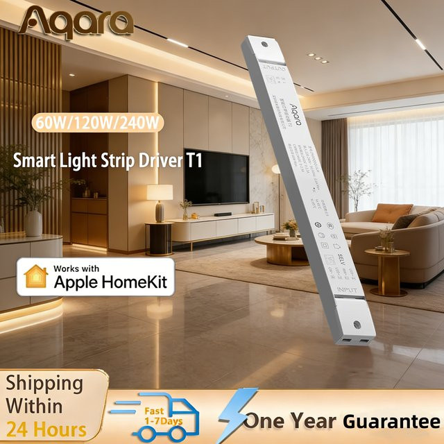 Aqara Smart Light Strip Driver T1 ZigBee-Controller für dimmbare LED-Lichtstreifen mit einstellbarer Farbtemperatur in Weiß - Bild 1