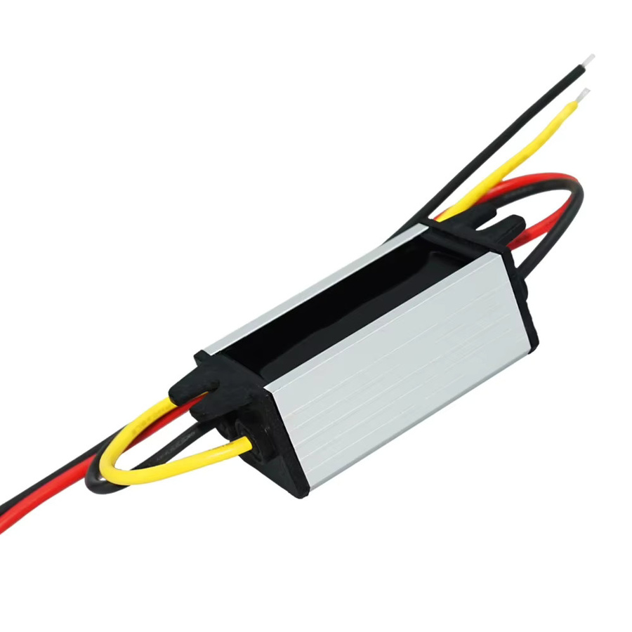 Waohei DC Step-down Konverter Buck Netzteil Spannungswandler für Auto und LED in Silber - Bild 2