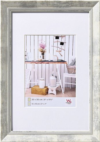 Walther Design Bilderrahmen Chalet in Weiß aus Kunststoff, B x H: 42,5 x 52,5 cm - Bild 1