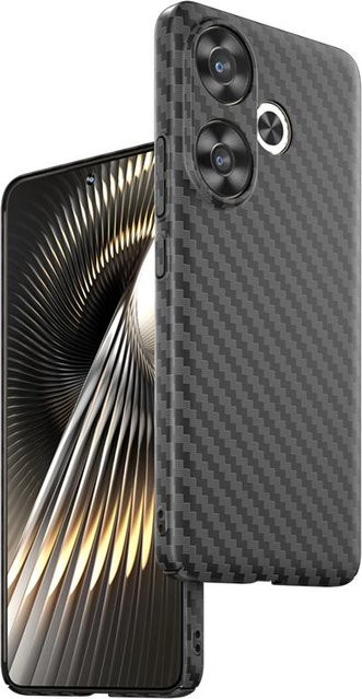 Ultradünne Hartschalen-Hülle mit Karbonfaser-Streifenmuster für Xiaomi Redmi Turbo 3 und POCO F6 in verschiedenen Farben - Bild 1