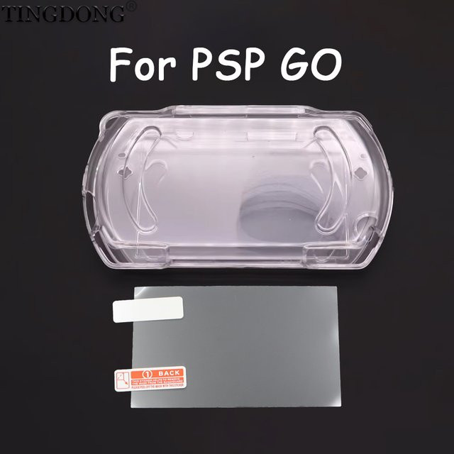 TingDong Schutzhülle für PSP Go in Transparent, stoßfeste Hartschale mit HD-Displayschutz - Bild 1